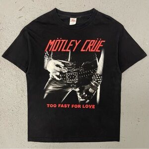 Vintage 2001 Motley Crue Too Fast For Love Rare Metal Concert Band T Shirt Large